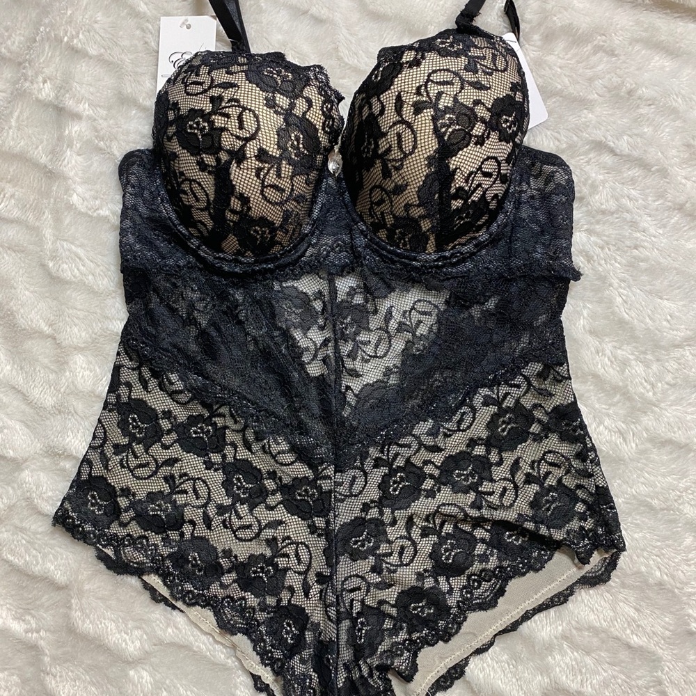French Affair Lace Teddy